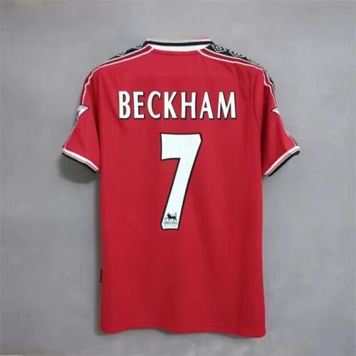 1998/99 Manchester United David Beckham Heimtrikot - Kurzarm