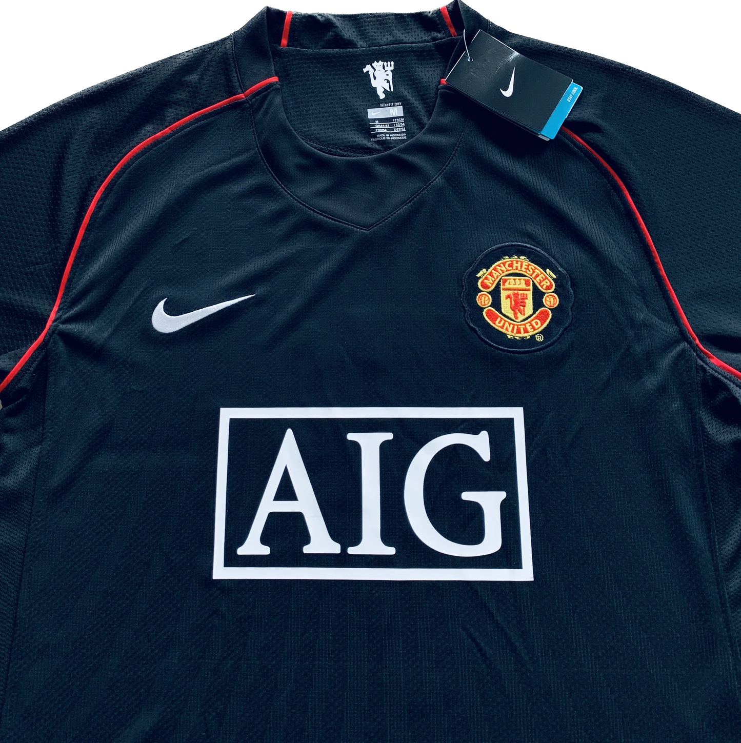 Manchester United 2007/08 Cristiano Ronaldo Auswärtstrikot – Langarm – Premier-League-Version