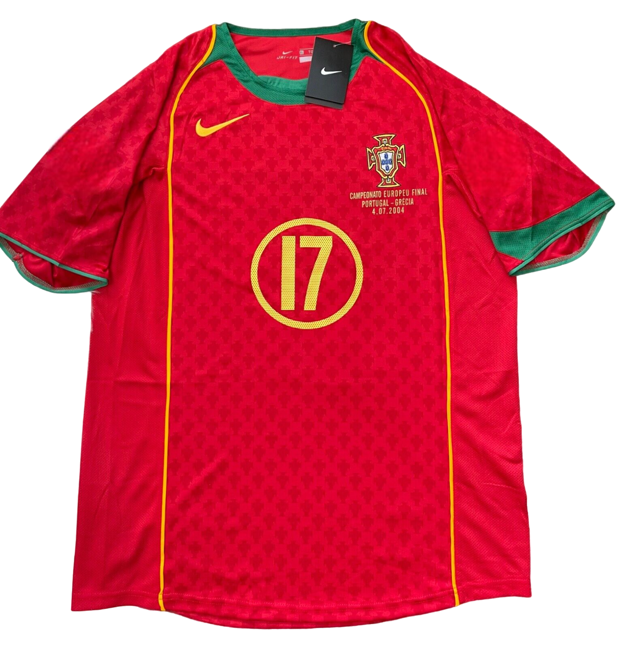 Portugal 2004 Trikot Ronaldo #17 - Exklusives Design
