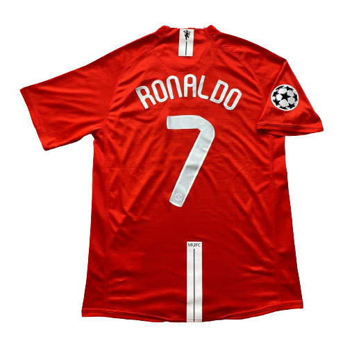 Manchester United 2007/08 Cristiano Ronaldo Champions League Heimtrikot-Finale