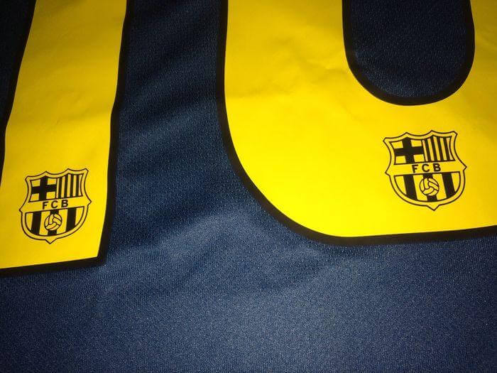FC Barcelona Ronaldinho #10 UEFA Champions League 2006 Finale Kurzarm Trikot