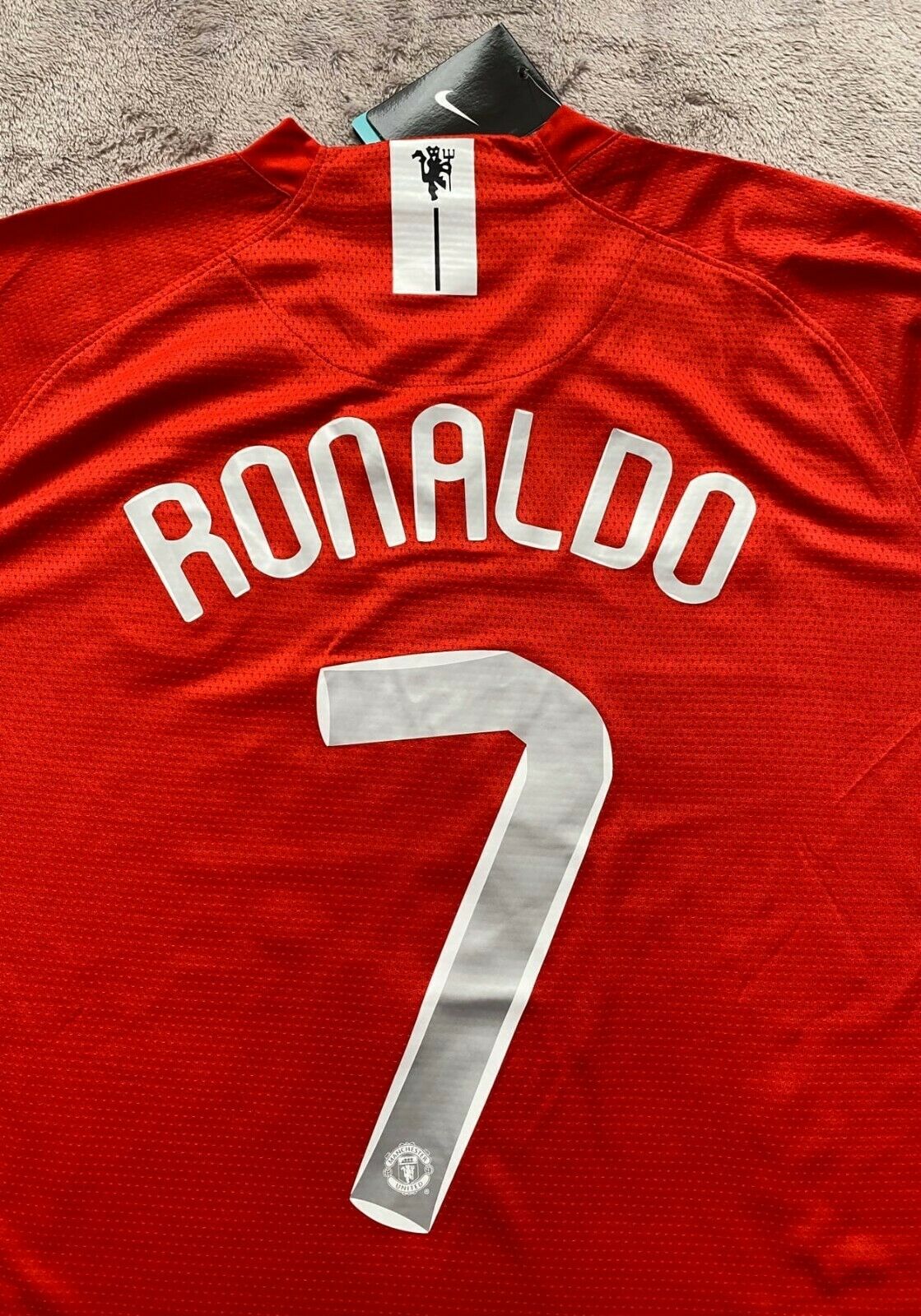 Manchester United 2007/08 Cristiano Ronaldo Champions League Heimtrikot-Finale