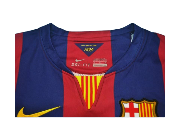 FC Barcelona #10 Messi Champions League Finale Berlin 2015 Kurzarm Trikot