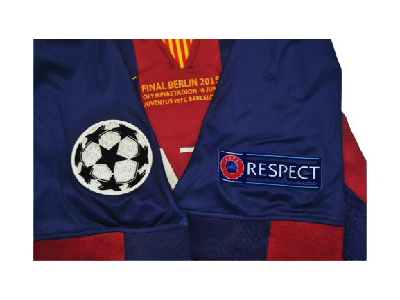 FC Barcelona #10 Messi Champions League Finale Berlin 2015 Kurzarm Trikot