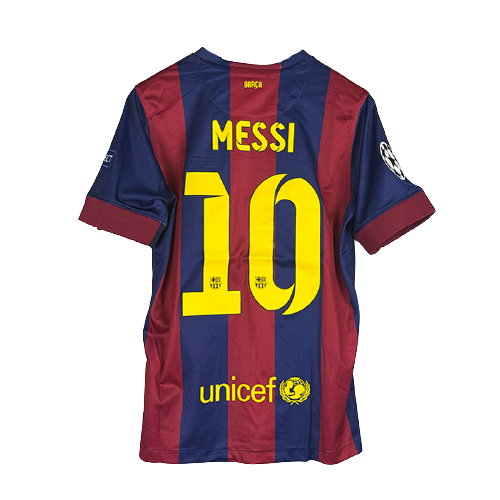 FC Barcelona #10 Messi Champions League Finale Berlin 2015 Kurzarm Trikot