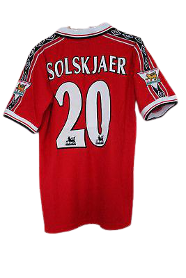 Manchester United Heimtrikot 1998/99 – #20 Solskjaer Kurzarm