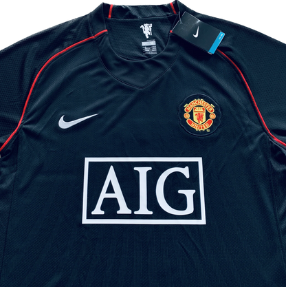 Manchester United 2007/08 Cristiano Ronaldo Auswärtstrikot – Langarm – Premier-League-Version