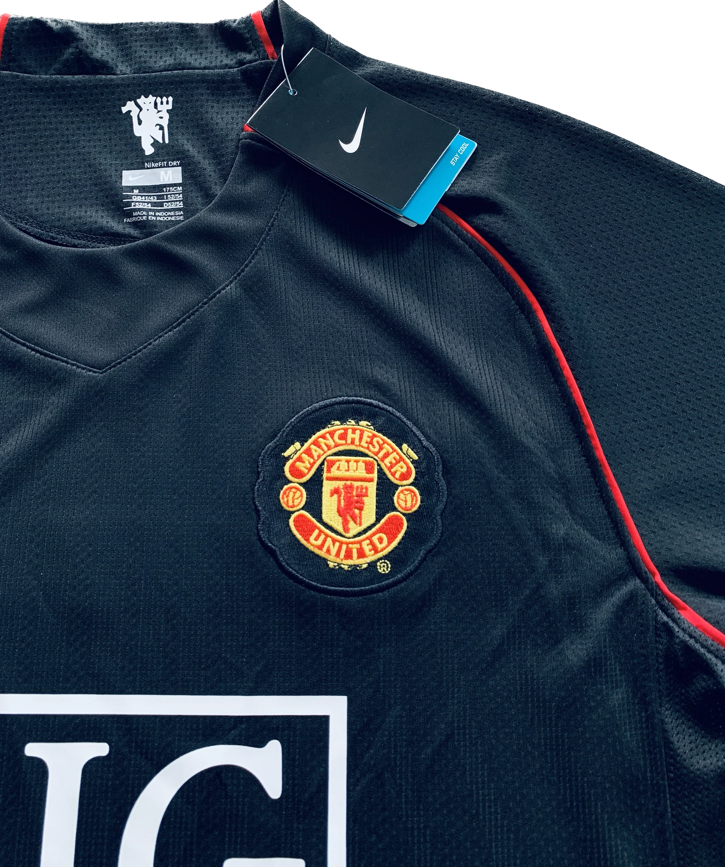 Manchester United 2007/08 Cristiano Ronaldo Auswärtstrikot – Langarm – Premier-League-Version