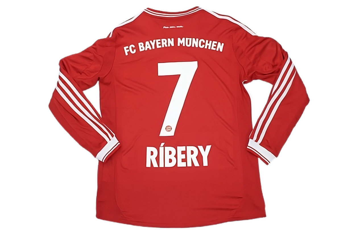 2013 Bayern München Franck Ribéry UCL Final Trikot - Langarm