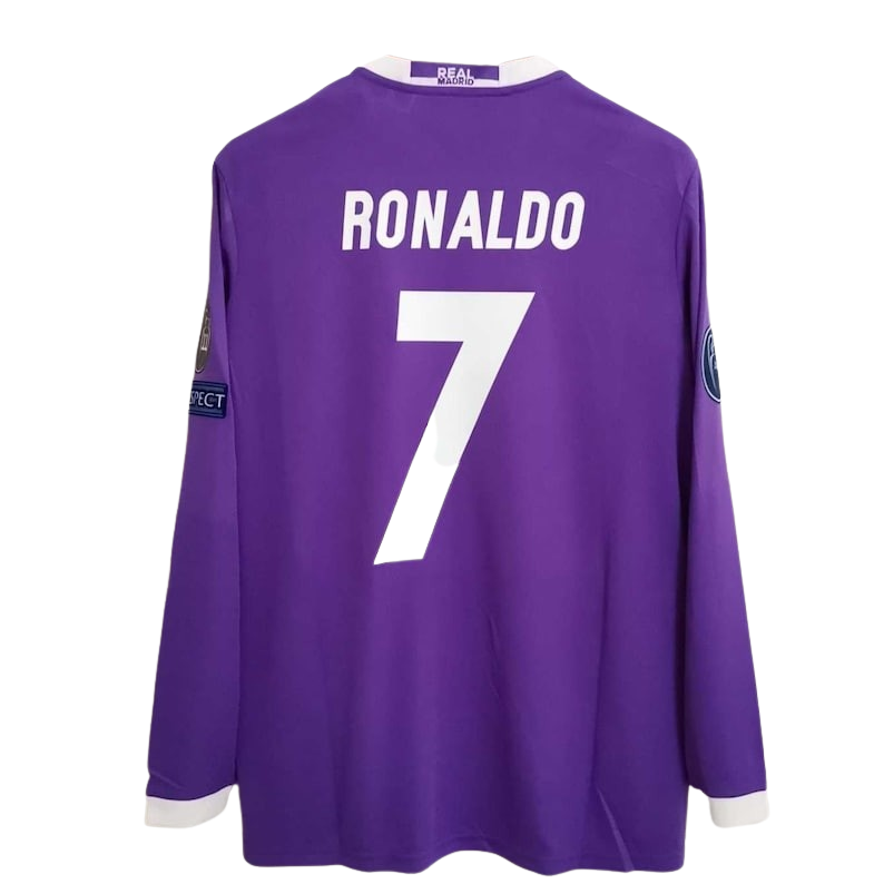 REAL MADRID 2017 Cristiano Ronaldo Champions League Finale Lila TRIKOT