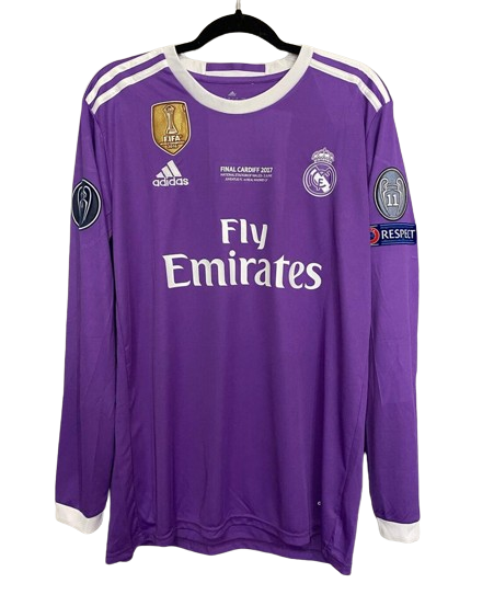 REAL MADRID 2017 Cristiano Ronaldo Champions League Finale Lila TRIKOT