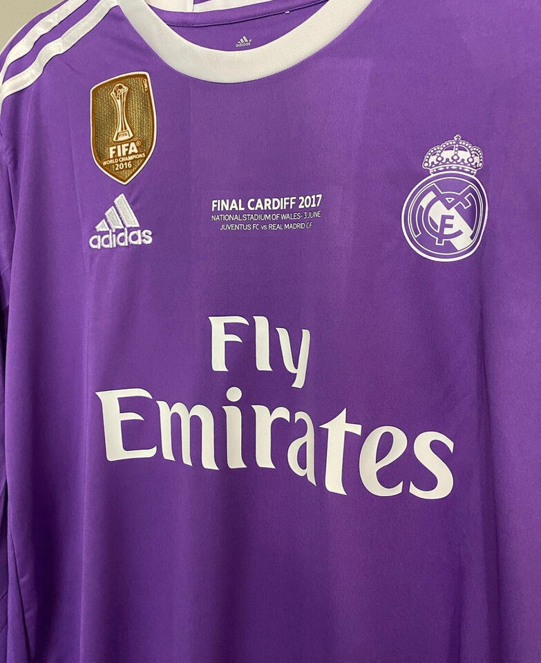 REAL MADRID 2017 Cristiano Ronaldo Champions League Finale Lila TRIKOT