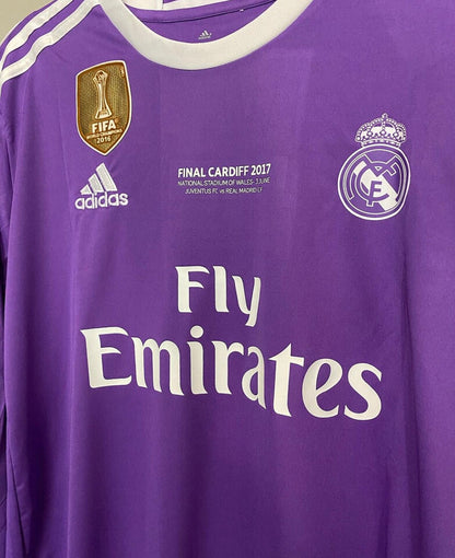 REAL MADRID 2017 Cristiano Ronaldo Champions League Finale Lila TRIKOT