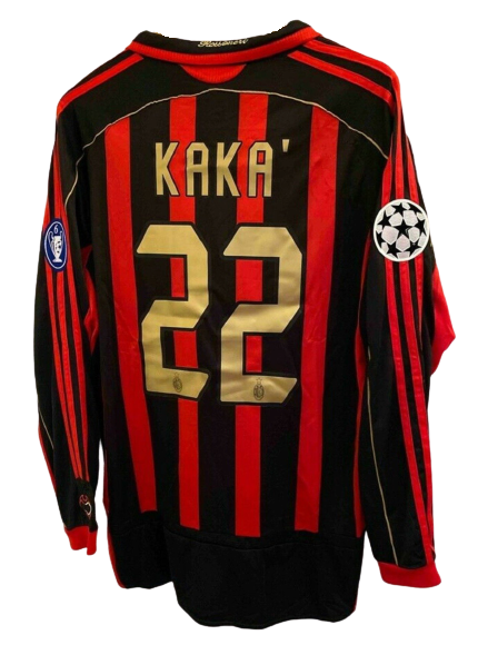 AC Milan Kaka #22 UEFA Champions League 2007 Langarm Trikot mit Tags