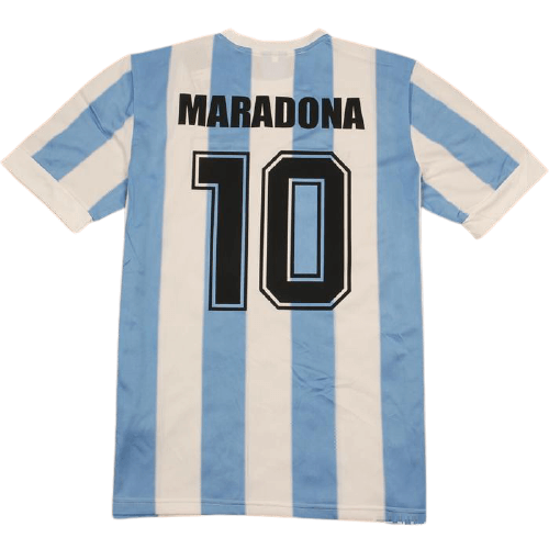 Argentina 1986 Home Retro Shirt Diego Maradona 10 Jersey World CupFan Version