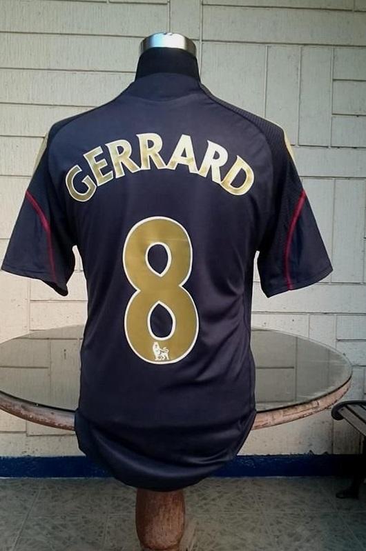 Steven Gerrard LIVERPOOL JERSEY 2009-2010 AWAY KIT