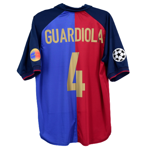 1999/00 Barcelona Home Centenary Shirt #4 Guardiola