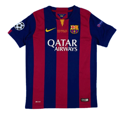 FC Barcelona #10 Messi Champions League Finale Berlin 2015 Kurzarm Trikot