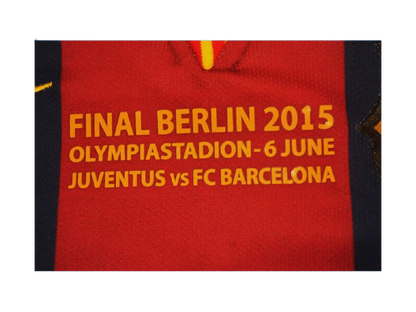 FC Barcelona #10 Messi Champions League Finale Berlin 2015 Kurzarm Trikot