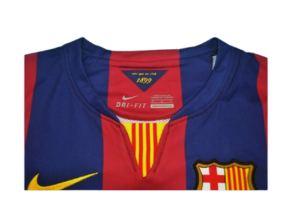 FC Barcelona #10 Messi Champions League Finale Berlin 2015 Kurzarm Trikot