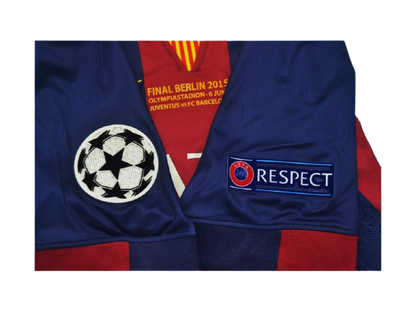 FC Barcelona #10 Messi Champions League Finale Berlin 2015 Kurzarm Trikot