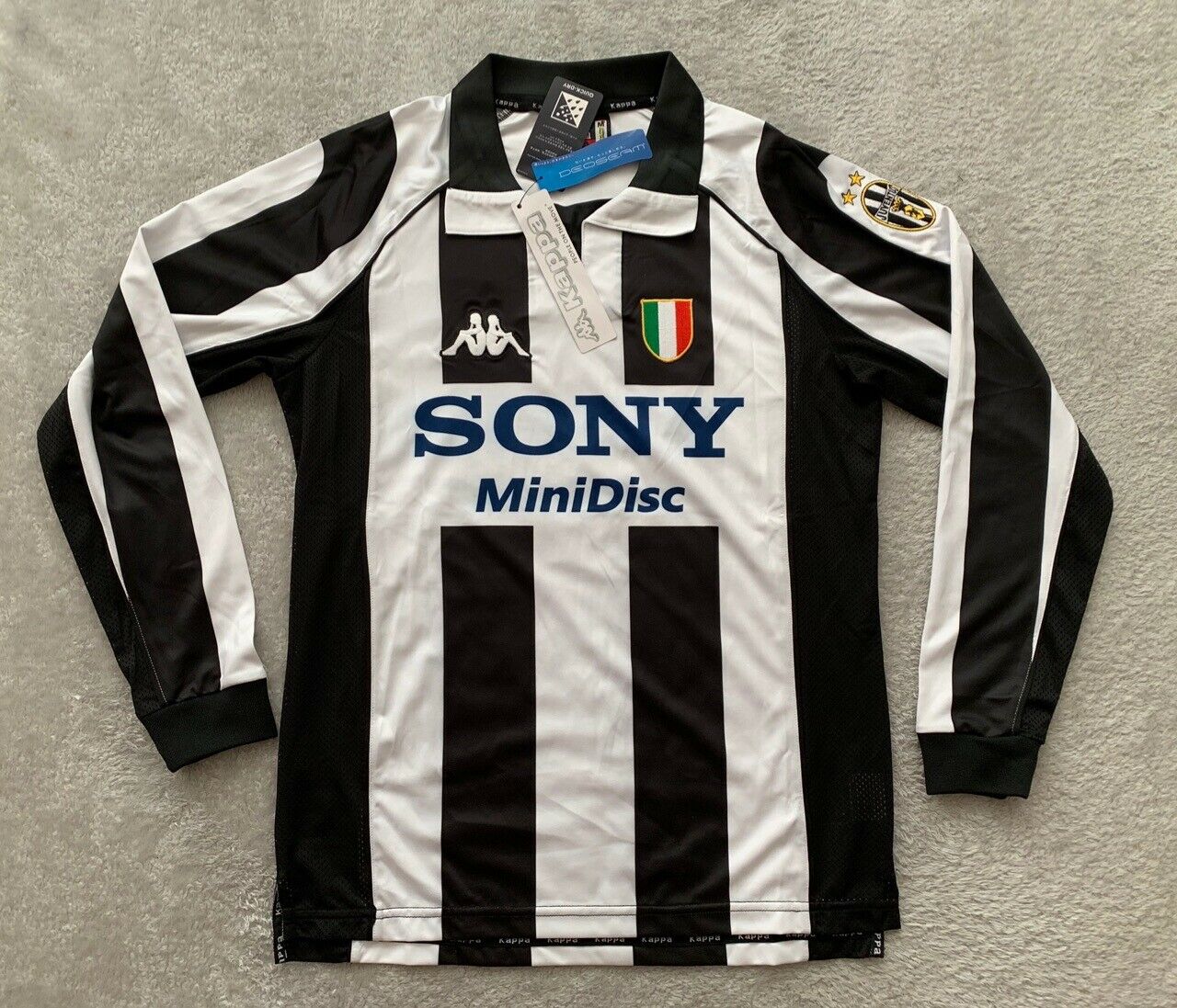 Del piero retro vintage Jersey 1997-98 Long Sleeve