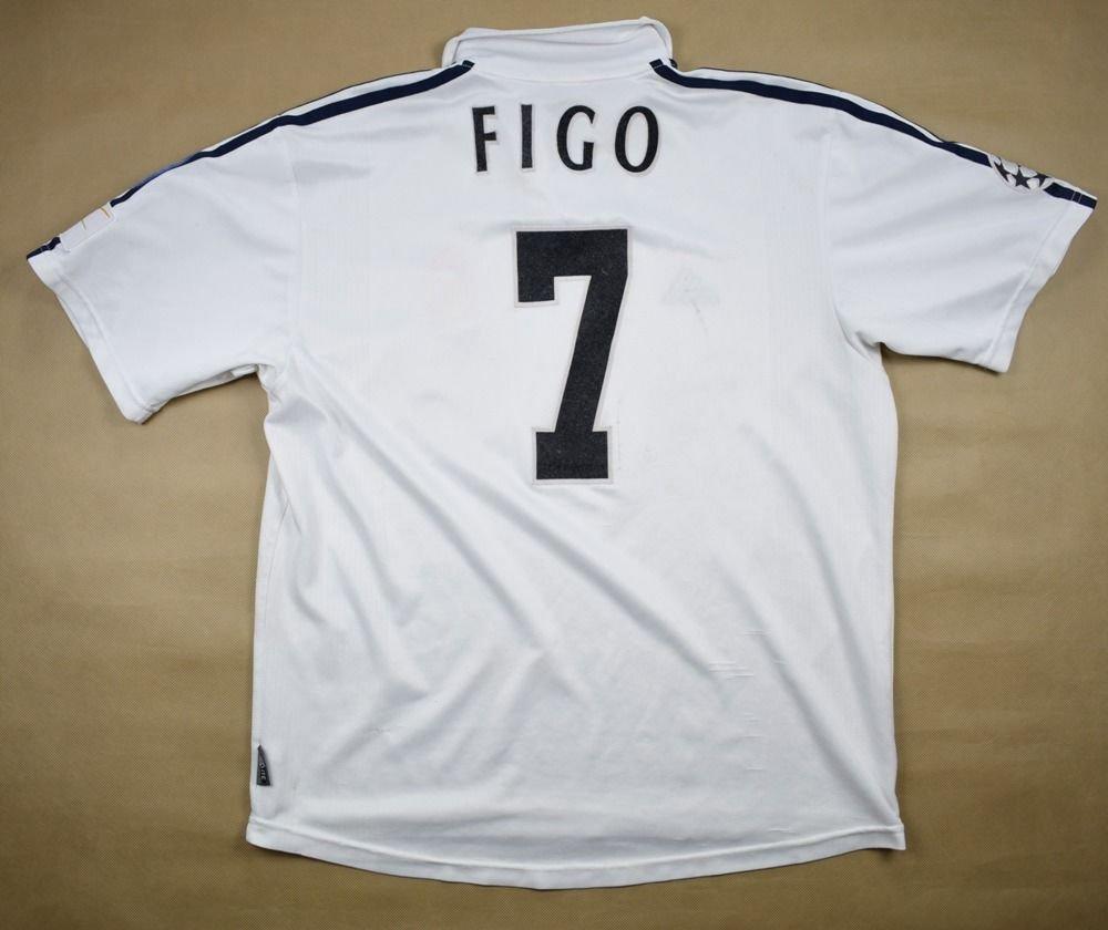 Figo UCL retro vintage Jersey 2002-03