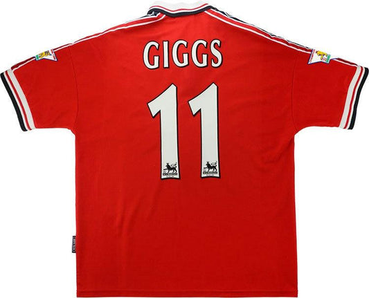 1998/99 Manchester United Home Shirt #11 Giggs