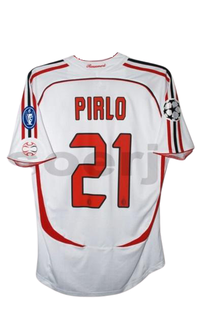 Pirlo #21 White 2007 CHAMPIONS LEAGUE