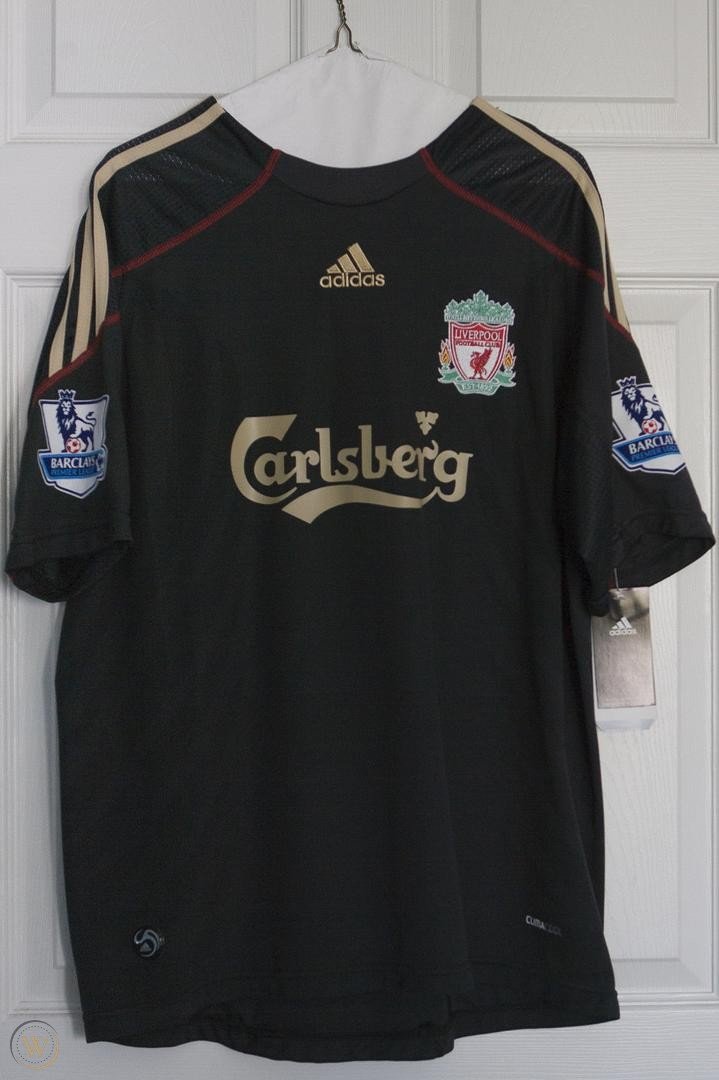 Steven Gerrard LIVERPOOL JERSEY 2009-2010 AWAY KIT