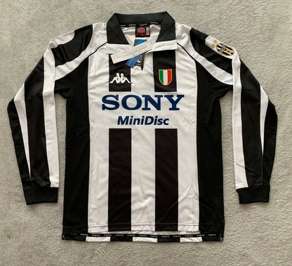 Juventus Zinedine Zidane 1997/98 Heimtrikot Langarm - Limitierte Auflage Sammlerstück | Vintage Fußballtrikot